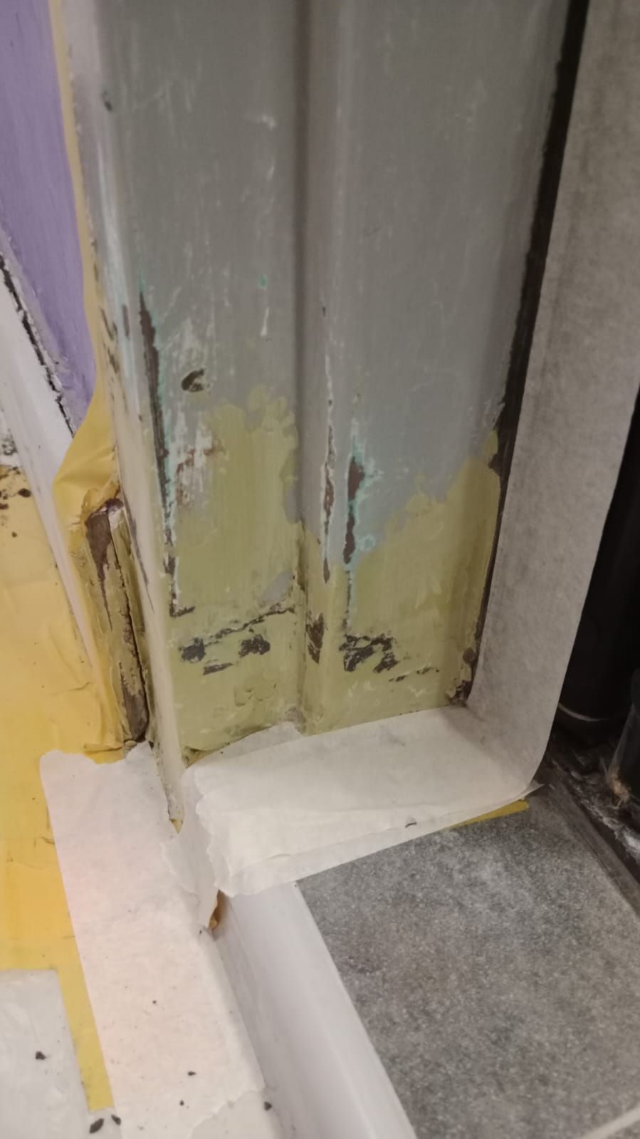 Re-Rasting and Painting Door
